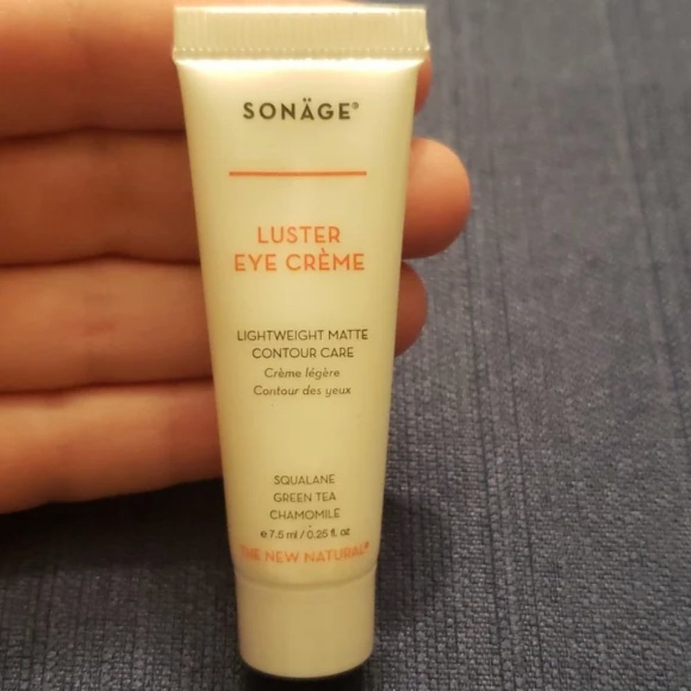 Sonage Luster Eye Creme Clean Beauty W/ Squalene+Green Tea